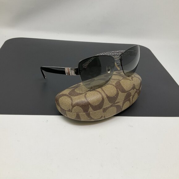 Coach HC7013B Hayley Women’s Designer Sunglasses Dark Silver w/ Case main image 15